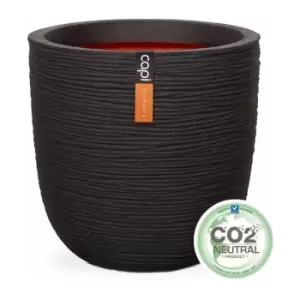 Image of Planter ball Rib NL 43x41 black