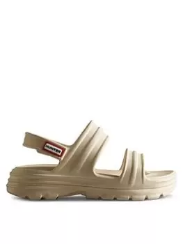 Image of Hunter Bloom Algae Foam Sandal- Soft Sand, Yellow, Size 5, Women