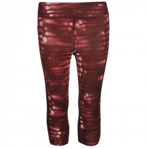Image of adidas Supernova AOP Three Quarter Running Tights Ladies - Maroon
