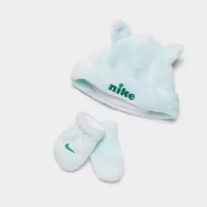 Image of Infant Nike Track Pack Ears Beanie Hat and Mittens Set