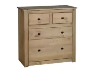 Image of Seconique Panama Waxed Pine 22 Drawer Chest of Drawers