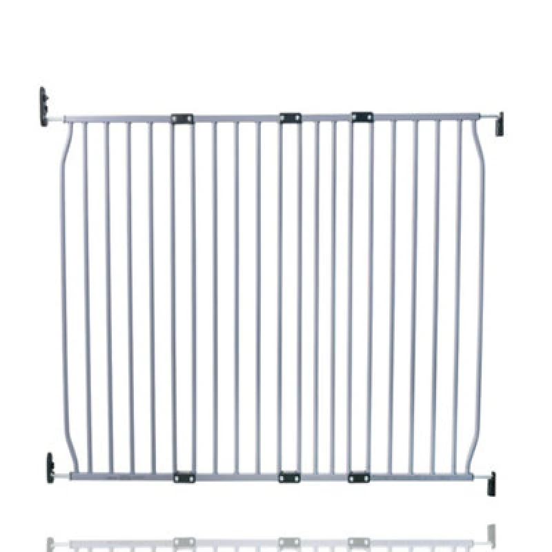 Image of Bettacare Eco Screw Fit Pet Gate, Grey, 120Cm - 130Cm, Screw Fitted Dog Gate, Safety Gate For Puppy