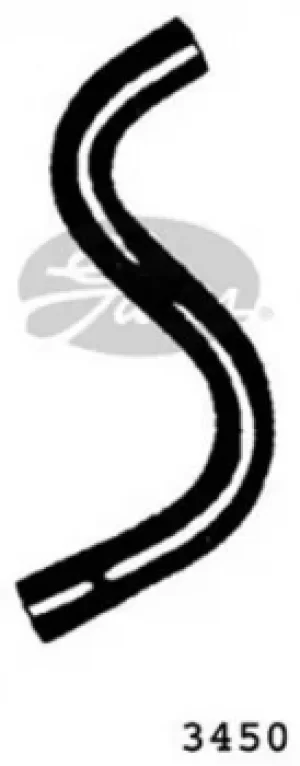 Image of Curved Radiator Hose 365mm X 32 Gates 3450