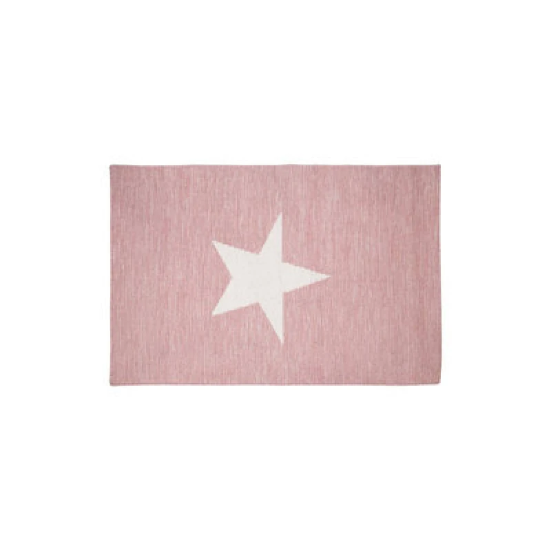 Image of Orsina Premier Kids Pink And White Star Rug