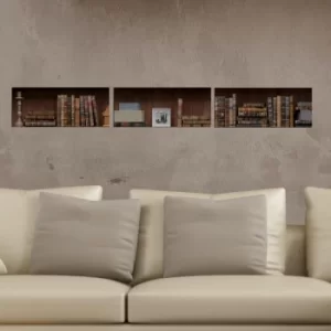 Image of BME031 Multicolor Decorative Framed MDF Painting (3 Pieces)