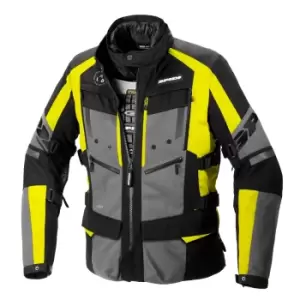 Image of Spidi 4 Season Evo Fluo Yellow Motorcycle Jacket 2XL