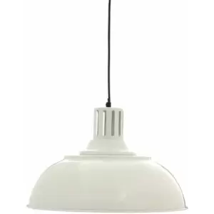 Image of White Metal Pendant Light Modern Elegant Ceiling Light Chandelier 41 x 41 x 120 - Premier Housewares