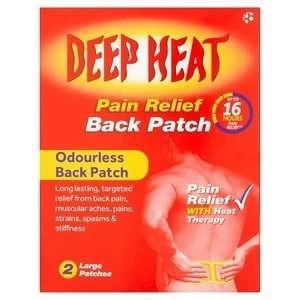 Image of Deep Heat Pain Relief Back Patch 2s