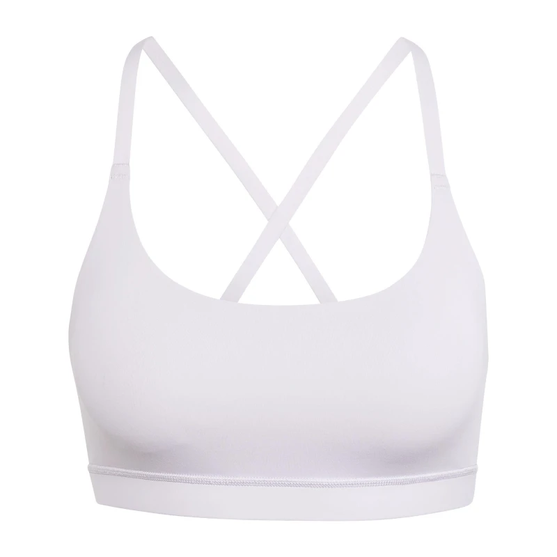 Image of adidas All Me Light Support Bra Low Impact Sports Womens - Purple Purple S C-D