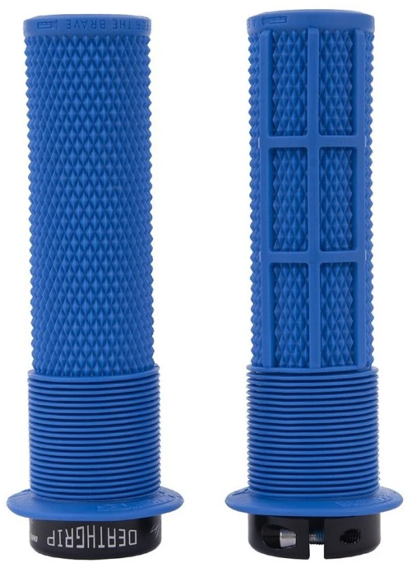 Image of DMR BRENDOG DeathGrip With Flange THIN Royal Blue - Cycles UK