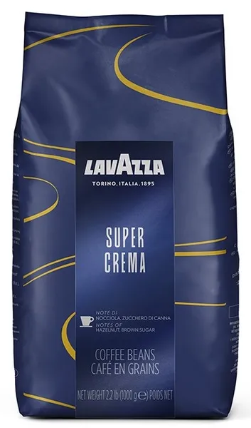 Image of Lavazza Super Crema Beans Coffee 1kg