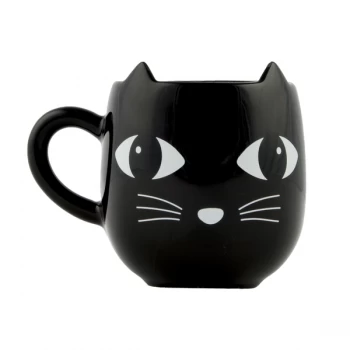 Image of Sass & Belle Black Cat With Ears Mug