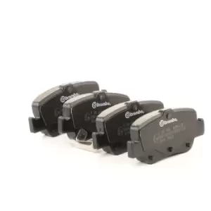 Image of BREMBO Brake pad set TOYOTA P 83 080 0446602170,0446602180,0446602181 0446602182,0446602190,0446602191,0446602280,0446602290,0446602291,0446602292