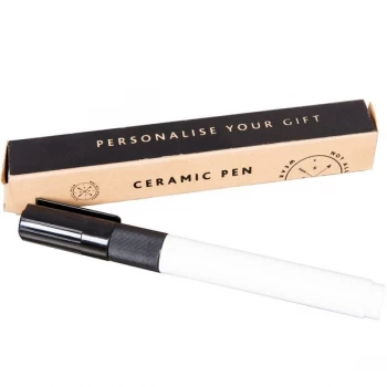 Image of Black Ceramic Pen - Personalisation Pen For Mugs
