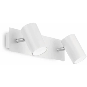 Image of Ideal Lux Spot - 2 Light Wall Light White