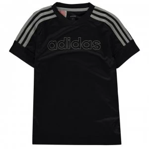 Image of adidas Boys Sereno Graphic T-Shirt Kids - Black/Grey