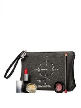 Image of Illamasqua Christmas Glitterati Lip Kit, Rock Rouge, Women