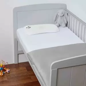 Image of Panda 100% Bamboo Kids Duvet Cover - Quiet Grey