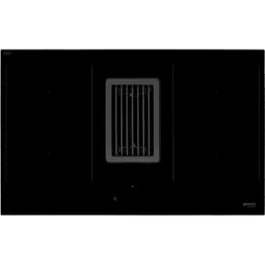 Image of SMEG HOBD482D 83cm Venting Induction Hob - Black
