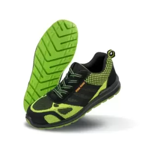 Image of Result Work-Guard Mens Hicks Safety Trainers (11 UK) (Neon Green/Black)