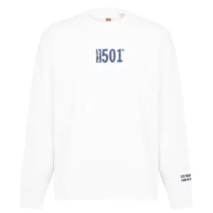 Image of Levis Relax Crew - White