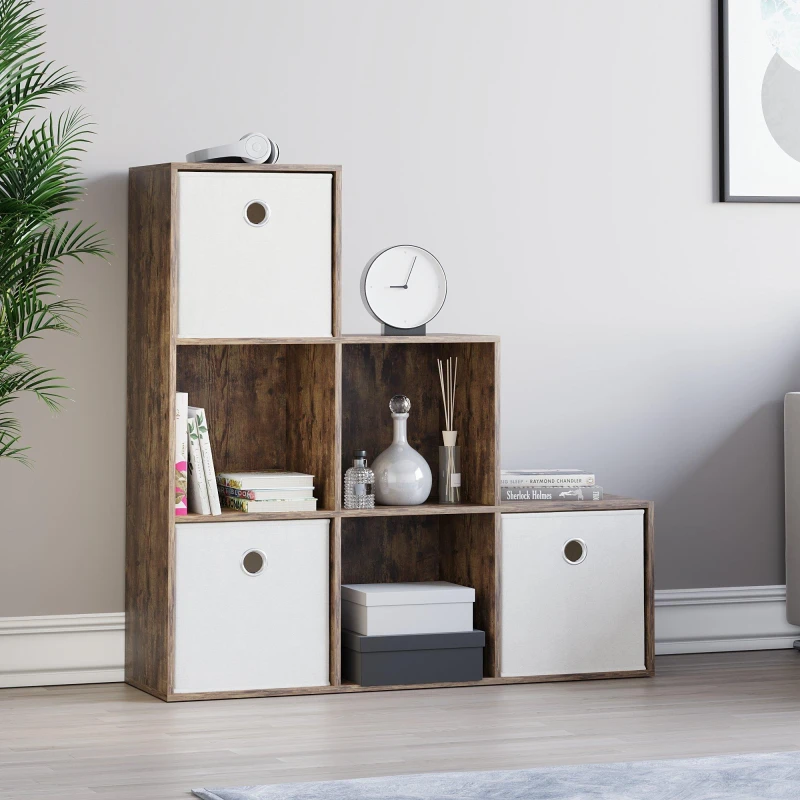 Image of Lassic 6 Cube Storage Unit DB + Set of 3 Storage Cubes White unisex 6 Cube