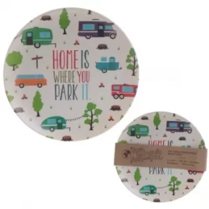 Image of Caravan Design Plate Bambootique Eco Friendly
