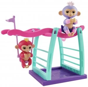 Image of WowWee Fingerlings Monkey Playset with Two Monkeys