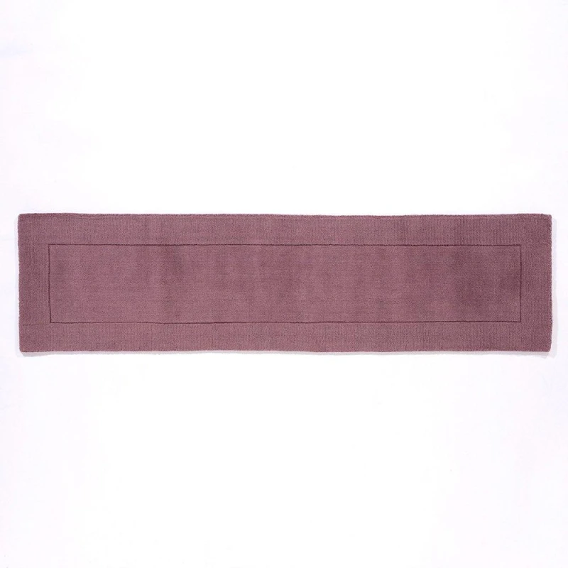 Image of Esselle Esme Wool 60x230cm Mauve Runner - Purple Purple One Size