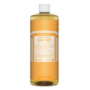 Image of Dr. Bronner's Citrus-Orange Pure-Castile Liquid Soap 945ml