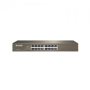 Image of Tenda TEF1016D network switch Unmanaged Fast Ethernet (10/100) Grey