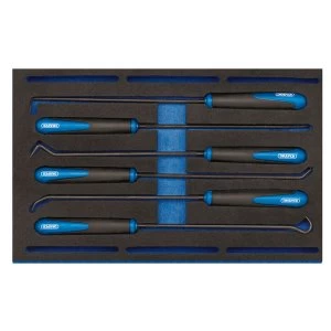Image of Draper Long Reach Hook And Pick Set In 1/4 Drawer EVA Insert Tray (6 Piece)