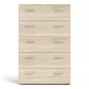 Image of Space Chest of 5 Drawers, Oak