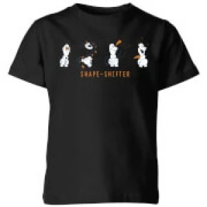 Image of Frozen 2 Shape Shifter Kids T-Shirt - Black - 7-8 Years
