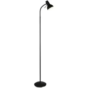 Image of Endon Amalfi Task Floor Lamp Matt Black Paint