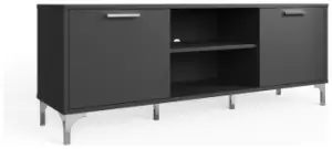 Image of Frank Olsen Ouverte Smart 2 Door TV Unit - Grey