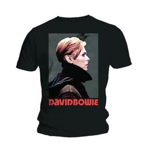 Image of David Bowie - Low Portrait Unisex XX-Large T-Shirt - Black