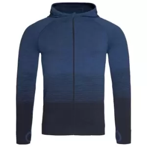 Image of Stedman Mens Active Seamless Raglan Jacket (S) (Blue Transition)