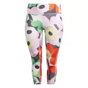 Image of adidas x Marimekko Tights (Plus Size) Womens - Orange