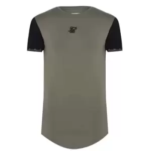 Image of SikSilk Tape Cuff T Shirt - Green