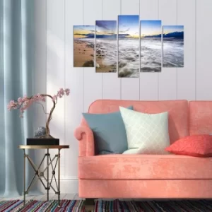 Image of 5PMX-092 Multicolor Decorative MDF Painting (5 Pieces)