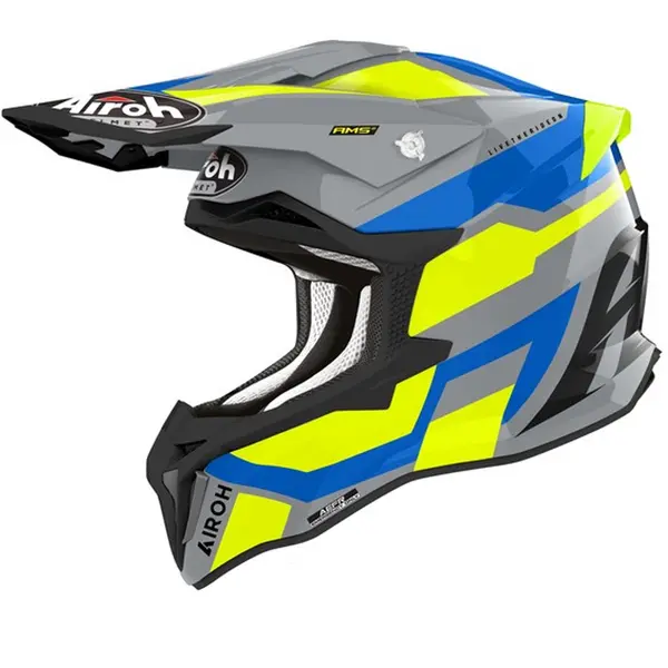 Image of Airoh Strycker Glam Yellow Offroad Helmet Size M