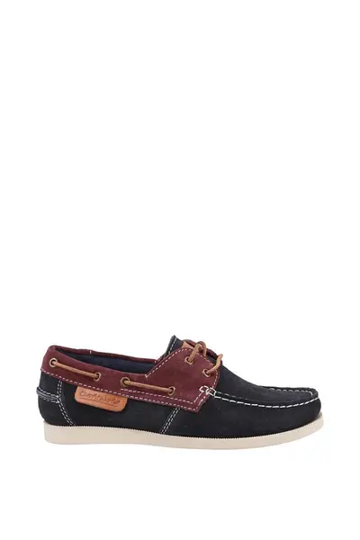 Image of Cotswold 'Idbury' Traditional Shoes Navy