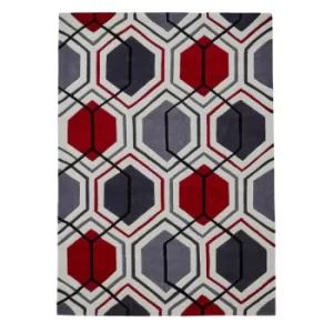 Image of Hong Kong 7526 Rug Red