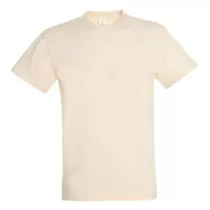 Image of SOLS Mens Regent Short Sleeve T-Shirt (L) (Natural)