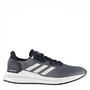 Image of adidas SolarBlaze Mens Running Shoes - Navy/Gry/Oran