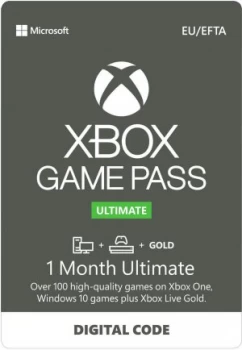 Image of Microsoft Xbox Game Pass Ultimate 1 Month Subscription Membership