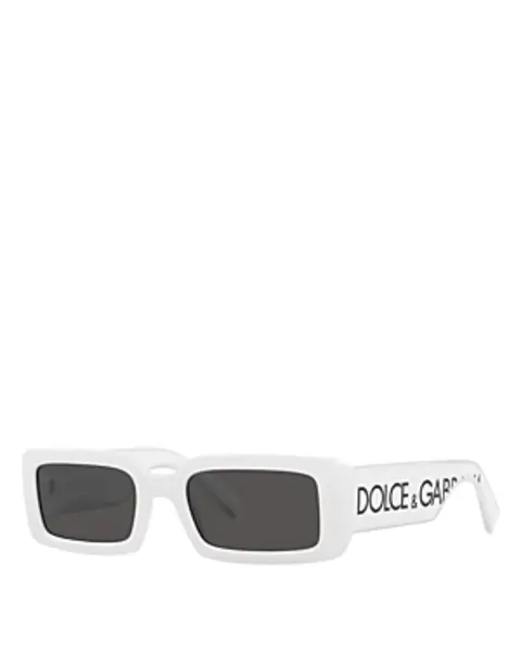 Image of Dolce & Gabbana Rectangle Sunglasses, 53mm