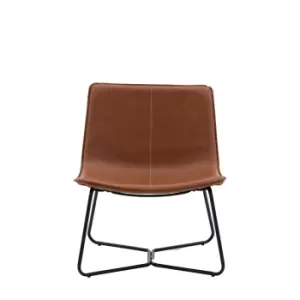 Image of Gallery Interiors Hawkline Lounge Chair in Brown