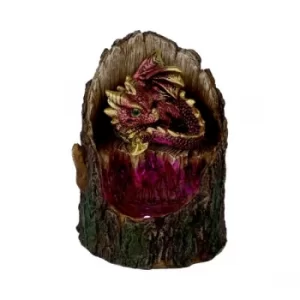 Image of Arboreal Hatchling Red Dragon Figurine